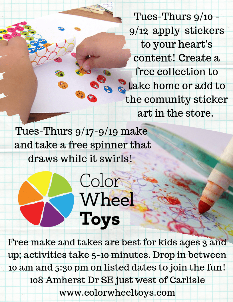 early september 2019 in store activities